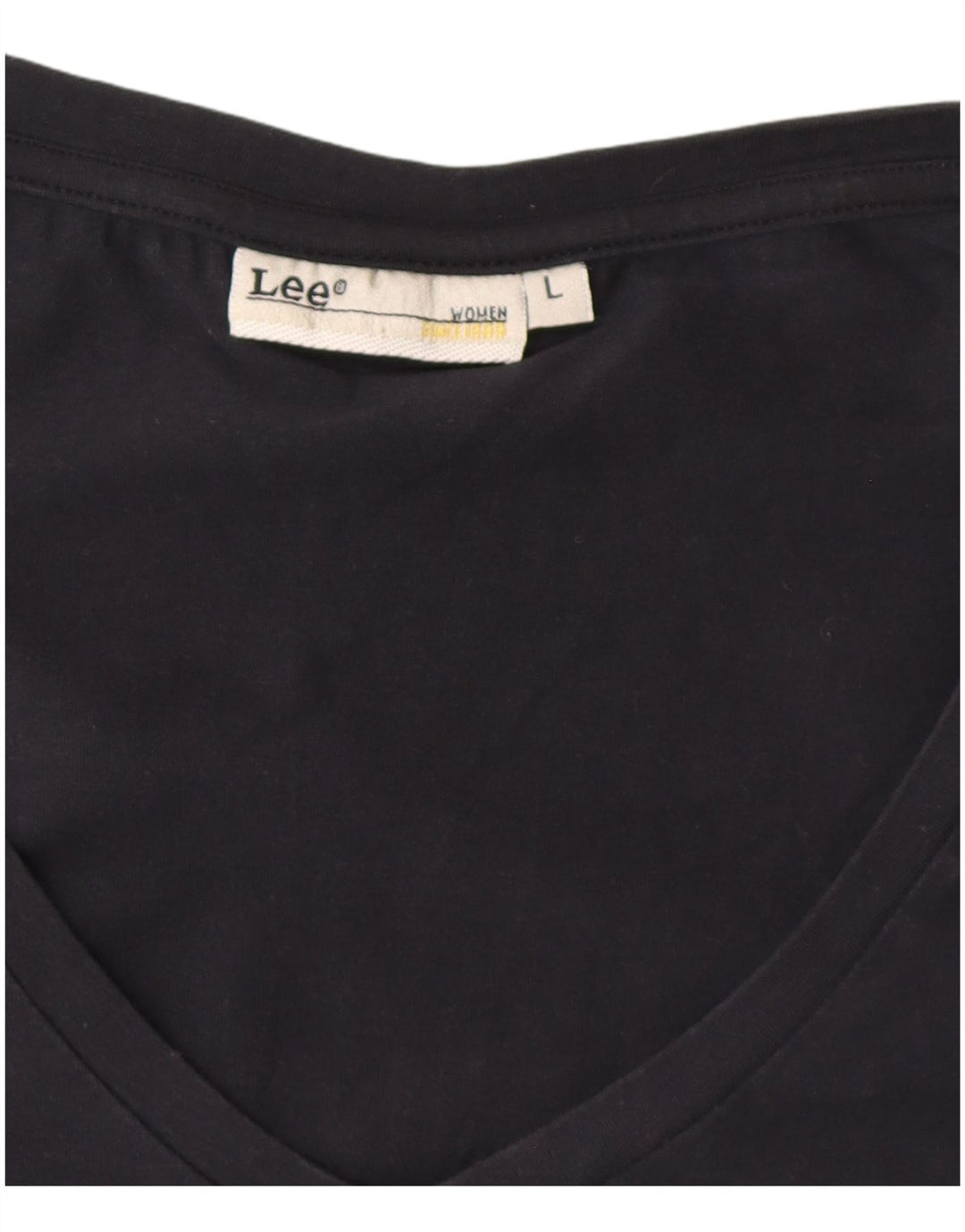 Lee Camiseta para Mujer Top UK 44 Large Black