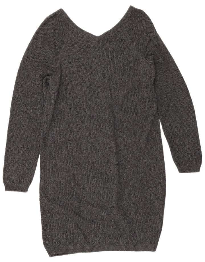 Massimo Dutti Vestido Jersey para Mujer UK 44 Gris Medio