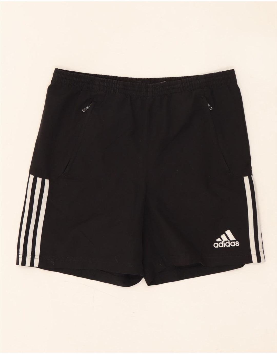 Pantalón corto deportivo ADIDAS Niño 13-14 años Negro Poliéster
