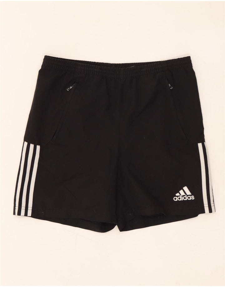 Pantalón corto deportivo ADIDAS Niño 13-14 años Negro Poliéster