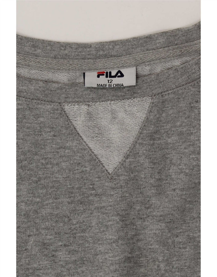 Fila - Sudadera para mujer, talla 42, color gris medio