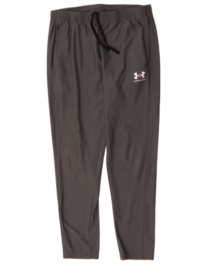 Pantalón de Chándal Under Armour Hombre XL Poliéster Gris
