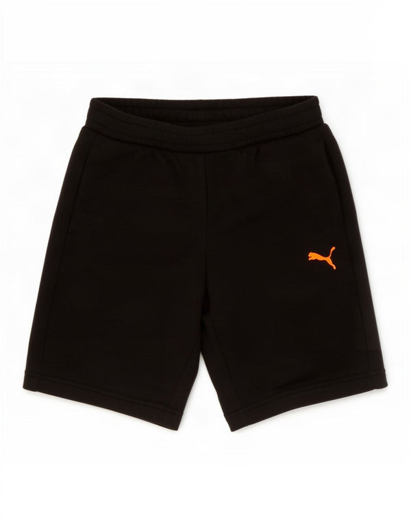 Puma Pantalones cortos deportivos para niños 9-10 años Algodón negro