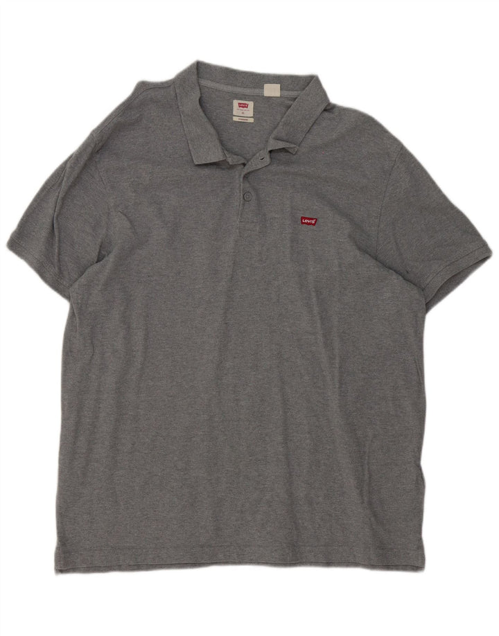 Levi's Polo estándar para hombre XL Algodón gris