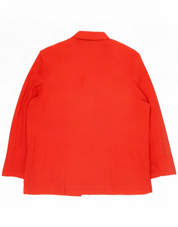 Avitano Chaqueta tipo blazer de 4 botones para mujer EU 42 Viscosa roja mediana