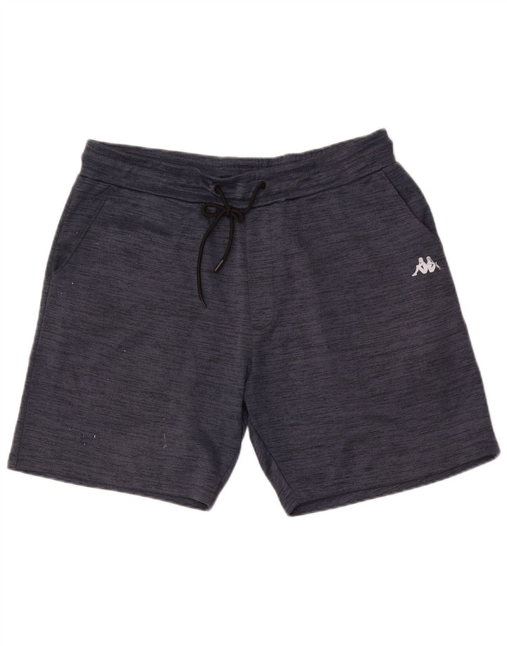 Kappa Pantalones Cortos Deportivos Hombre XL Poliéster Moteado Azul Marino