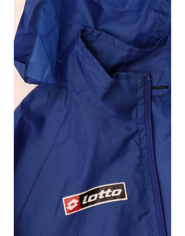 Lotto Chubasquero con capucha para niña 11-12 años Azul