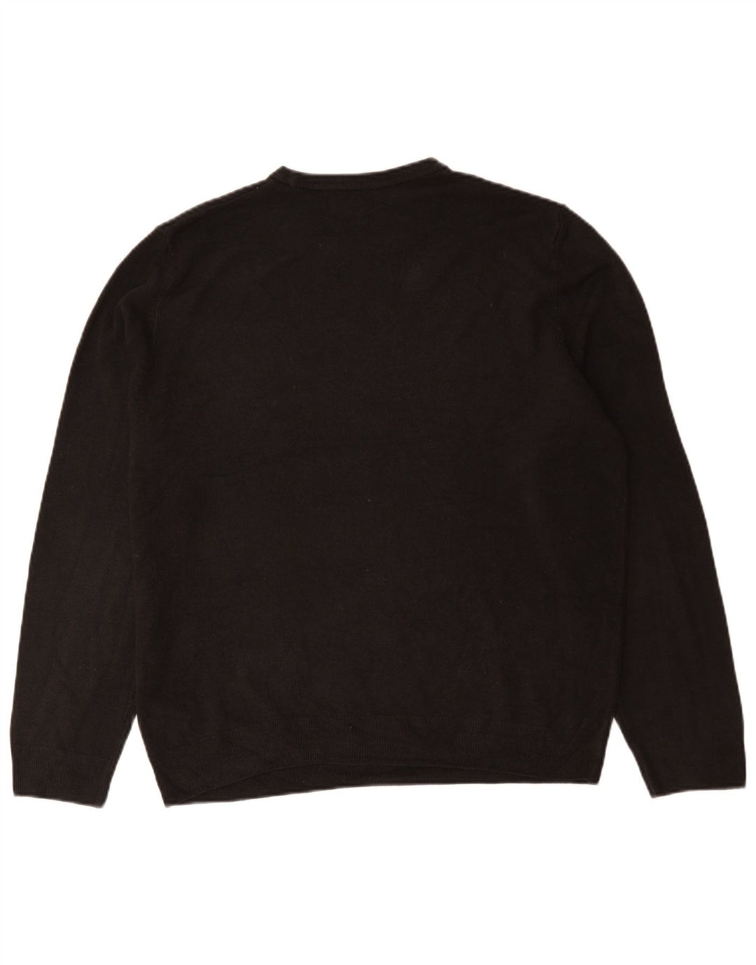 Marks & Spencer Jersey de Cuello Redondo para Hombre XL Acrílico Negro