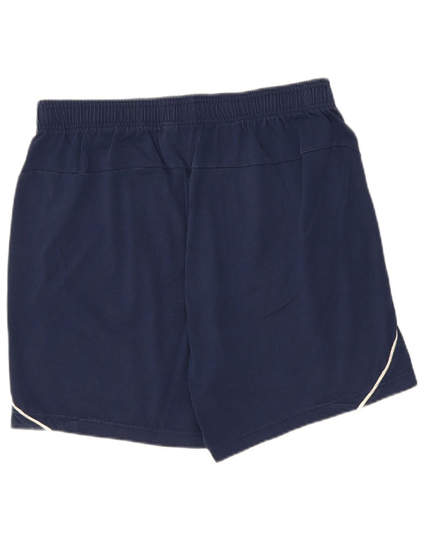 Adidas - Pantalones cortos deportivos para hombre, talla grande, algodón azul marino