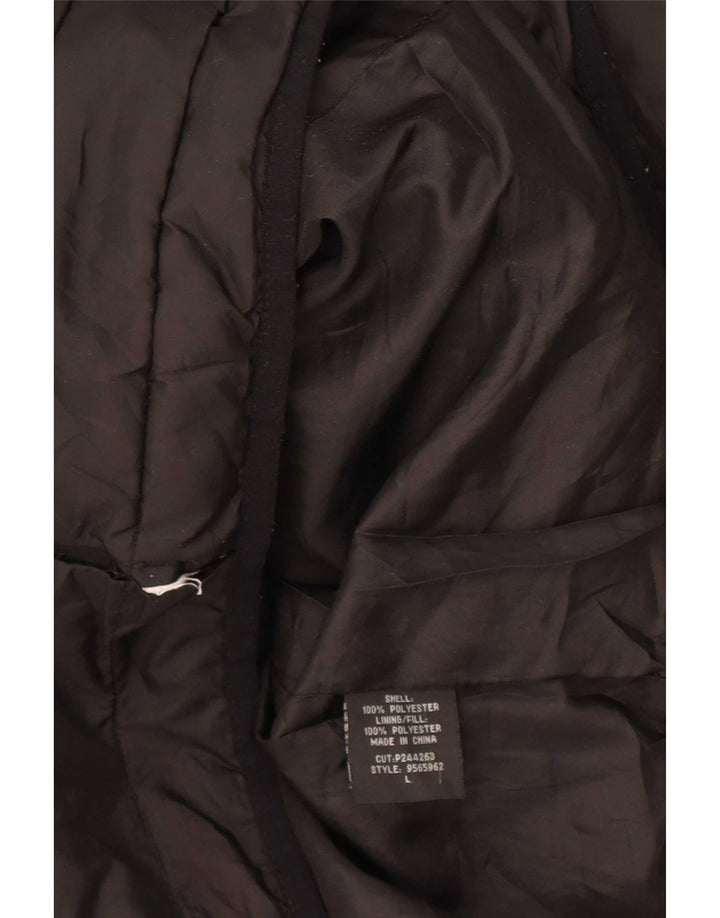 Billabong Chaqueta acolchada con capucha para hombre UK 40 Large Poliéster negro