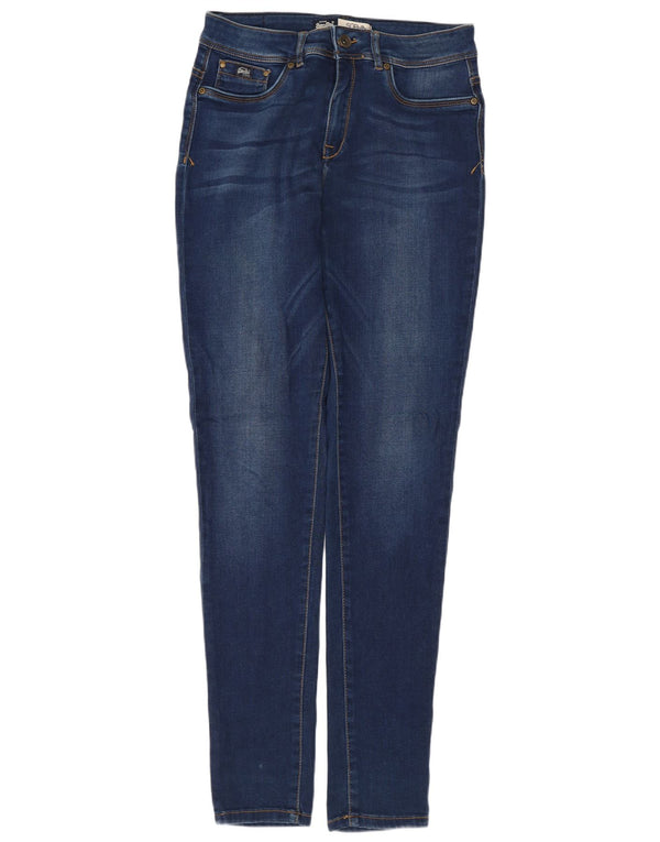 Superdry Mujer Sophia Skinny Jeans W30 L32 Algodón Azul