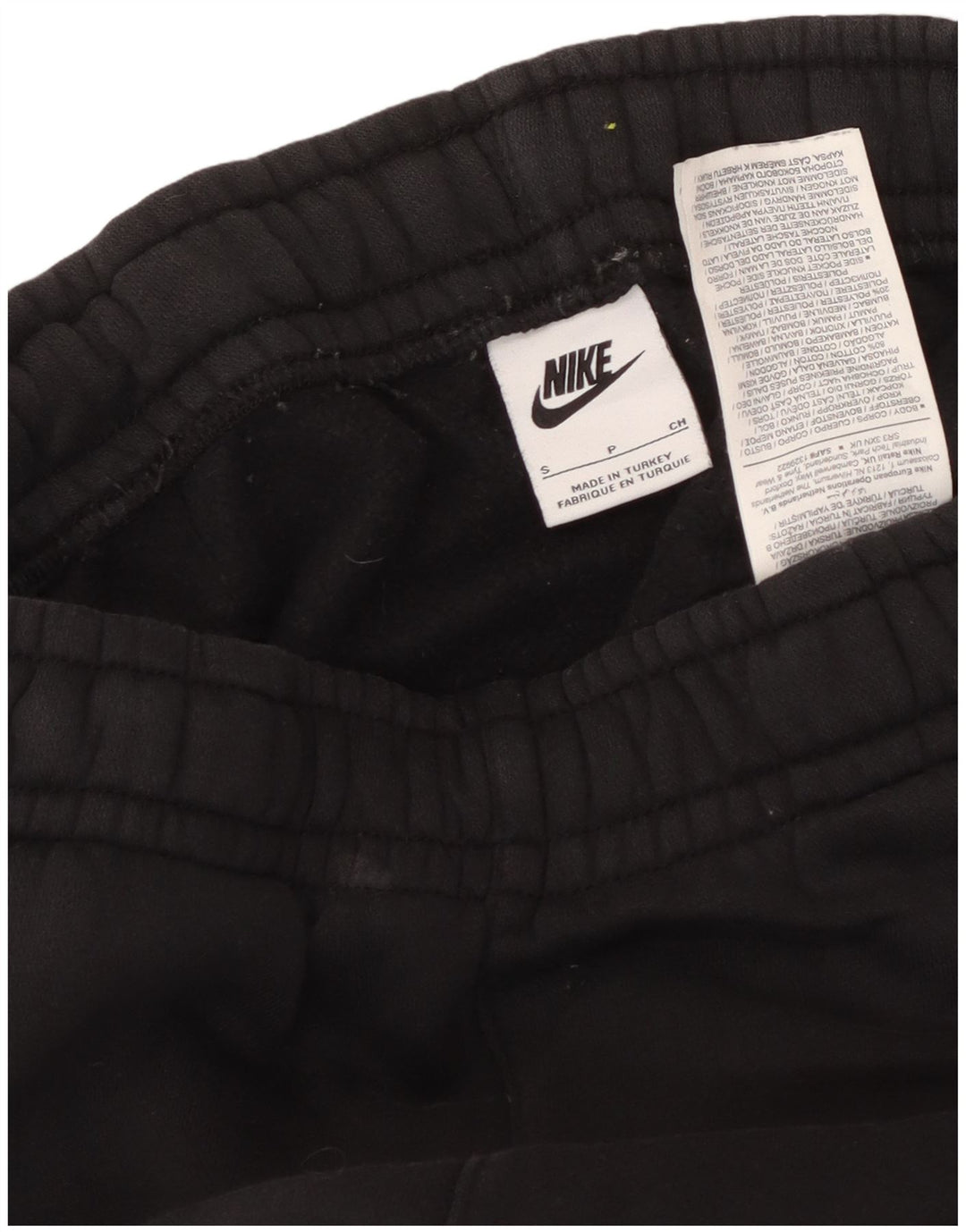NIKE Mujer Cargo Chándal Pantalones Joggers UK 10 Small Negro Algodón