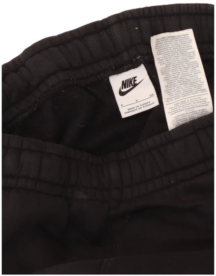 NIKE Mujer Cargo Chándal Pantalones Joggers UK 10 Small Negro Algodón