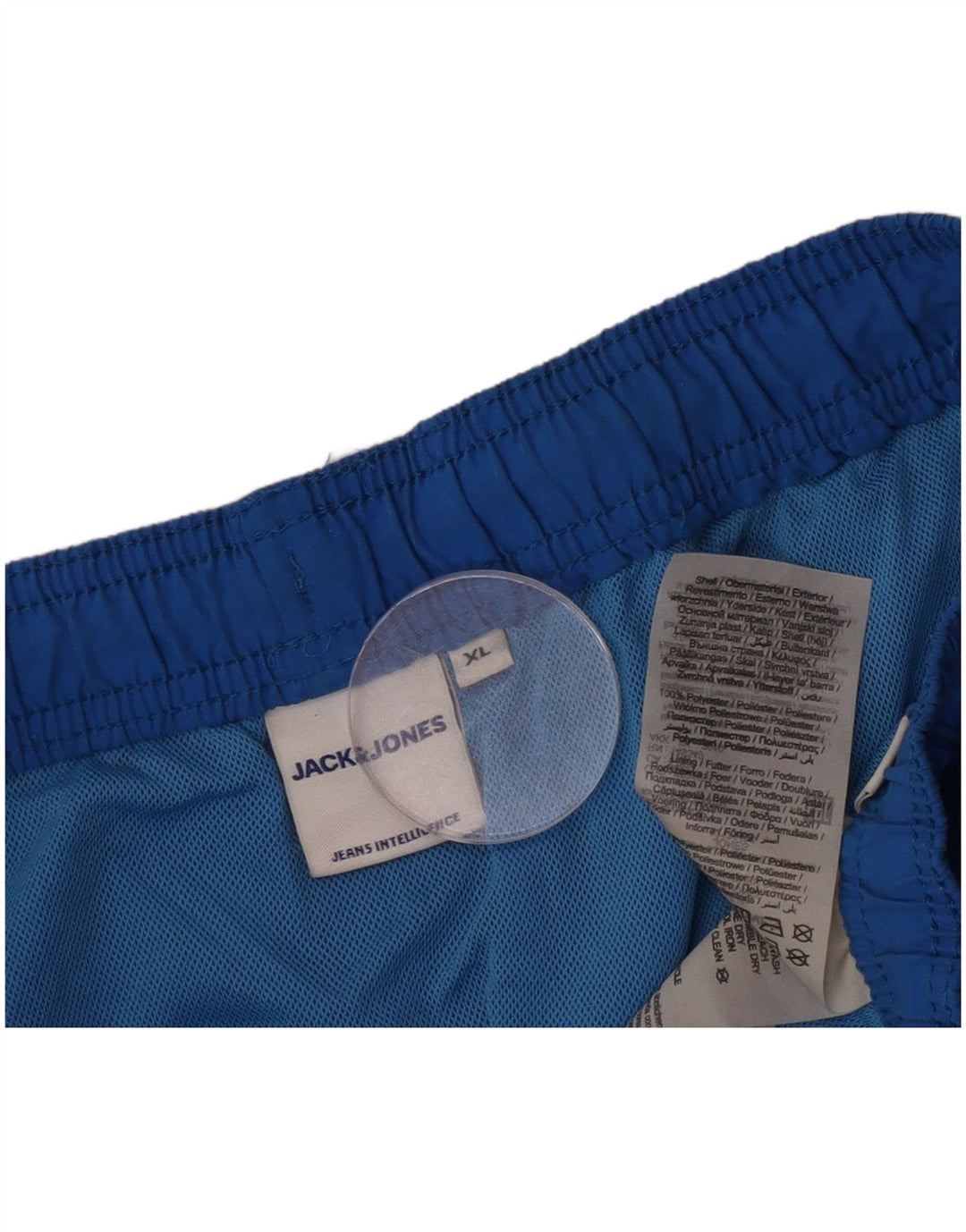 Jack & Jones Hombre Graphic Bañador Shorts XL Poliéster Azul