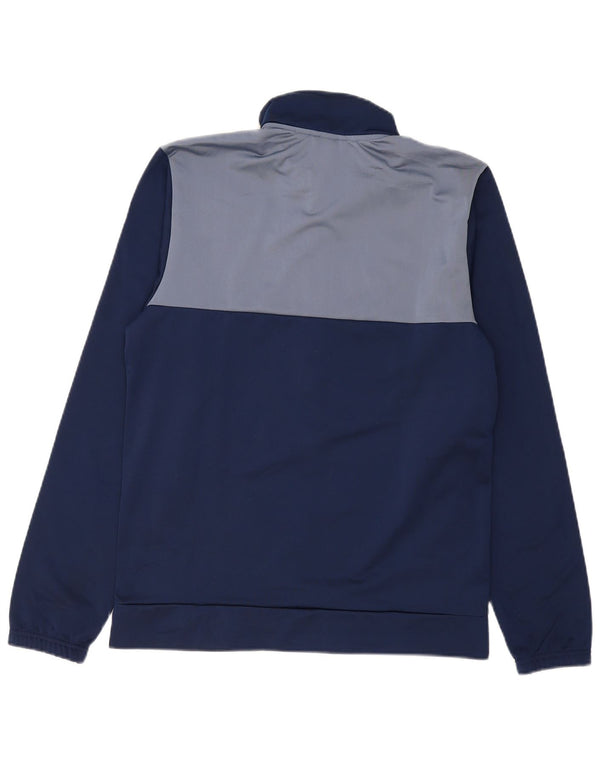 ADIDAS Chaqueta de chándal para hombre con bloques de color azul marino mediano