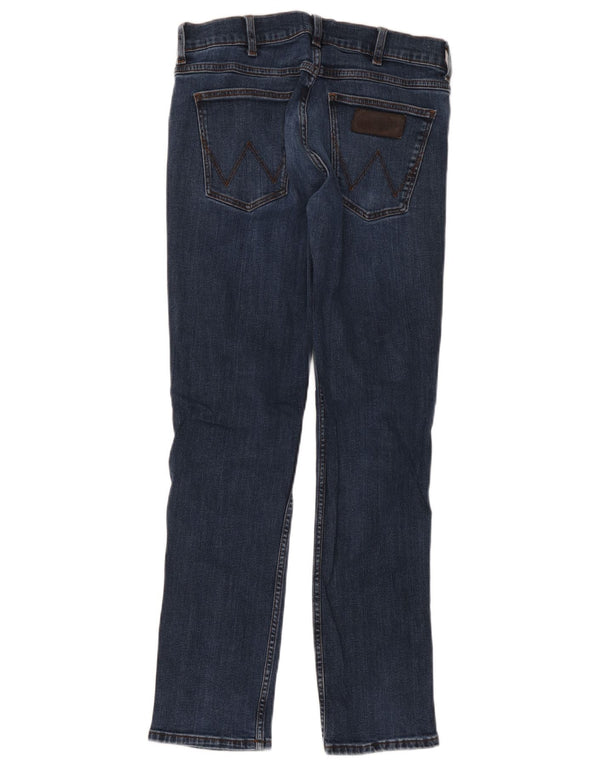 Wrangler Vaqueros Slim Greensboro para Hombre W30 L30 Algodón Azul Marino