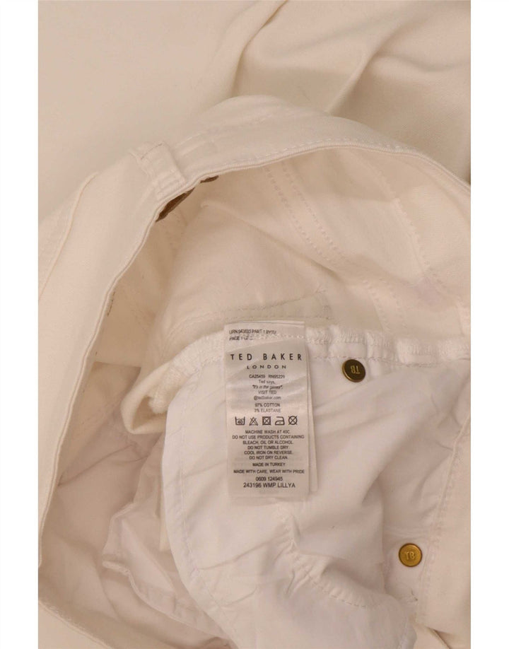 Vaqueros ajustados para mujer de Ted Baker W28 L26 Algodón blanco