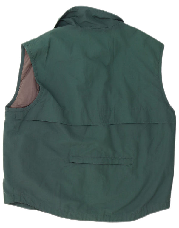 Marlboro Classics Chaleco utilitario para hombre Reino Unido 40 Poliéster verde grande