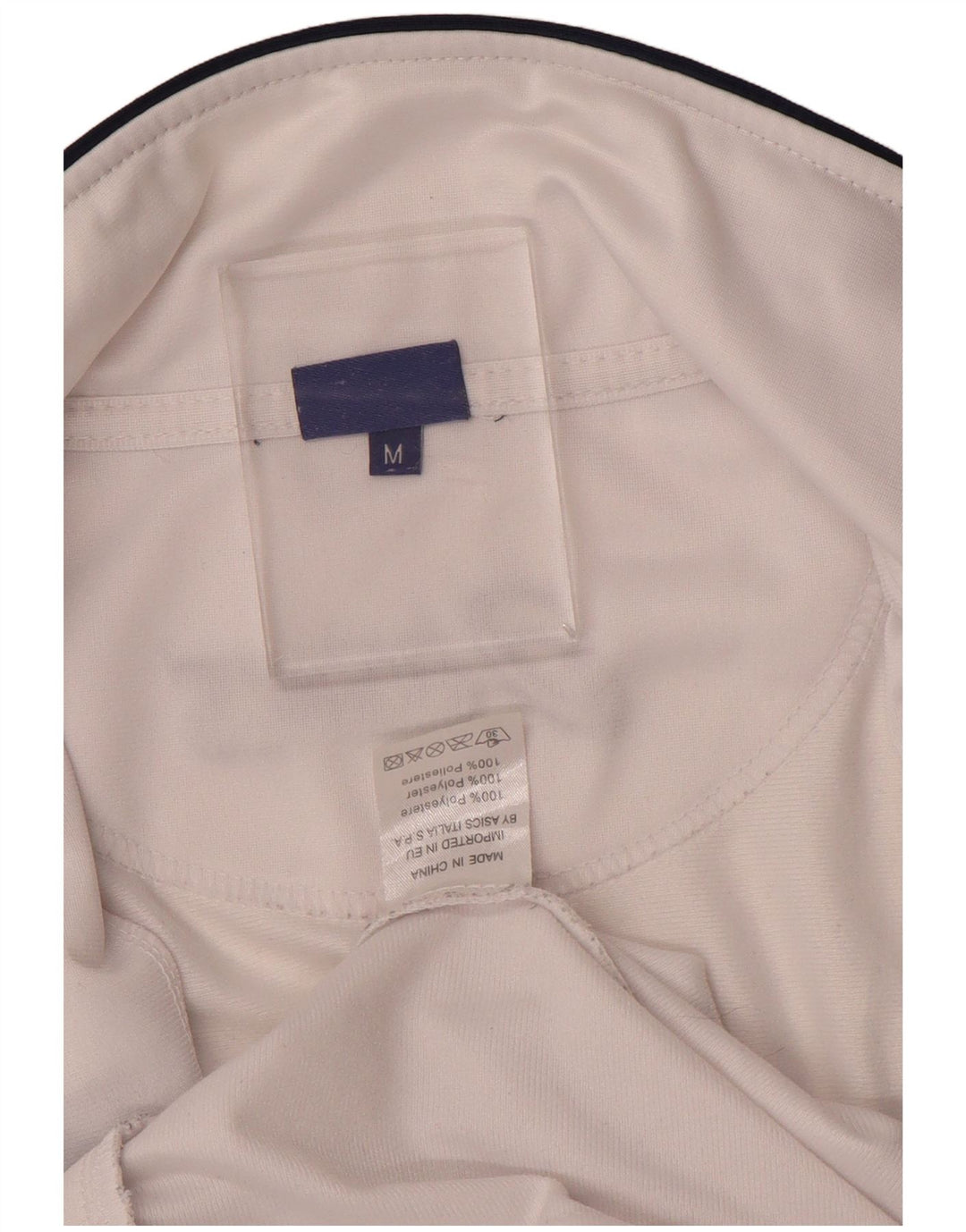Asics Hombre Chándal Top Jacket Medium Blanco Colorblock Poliéster