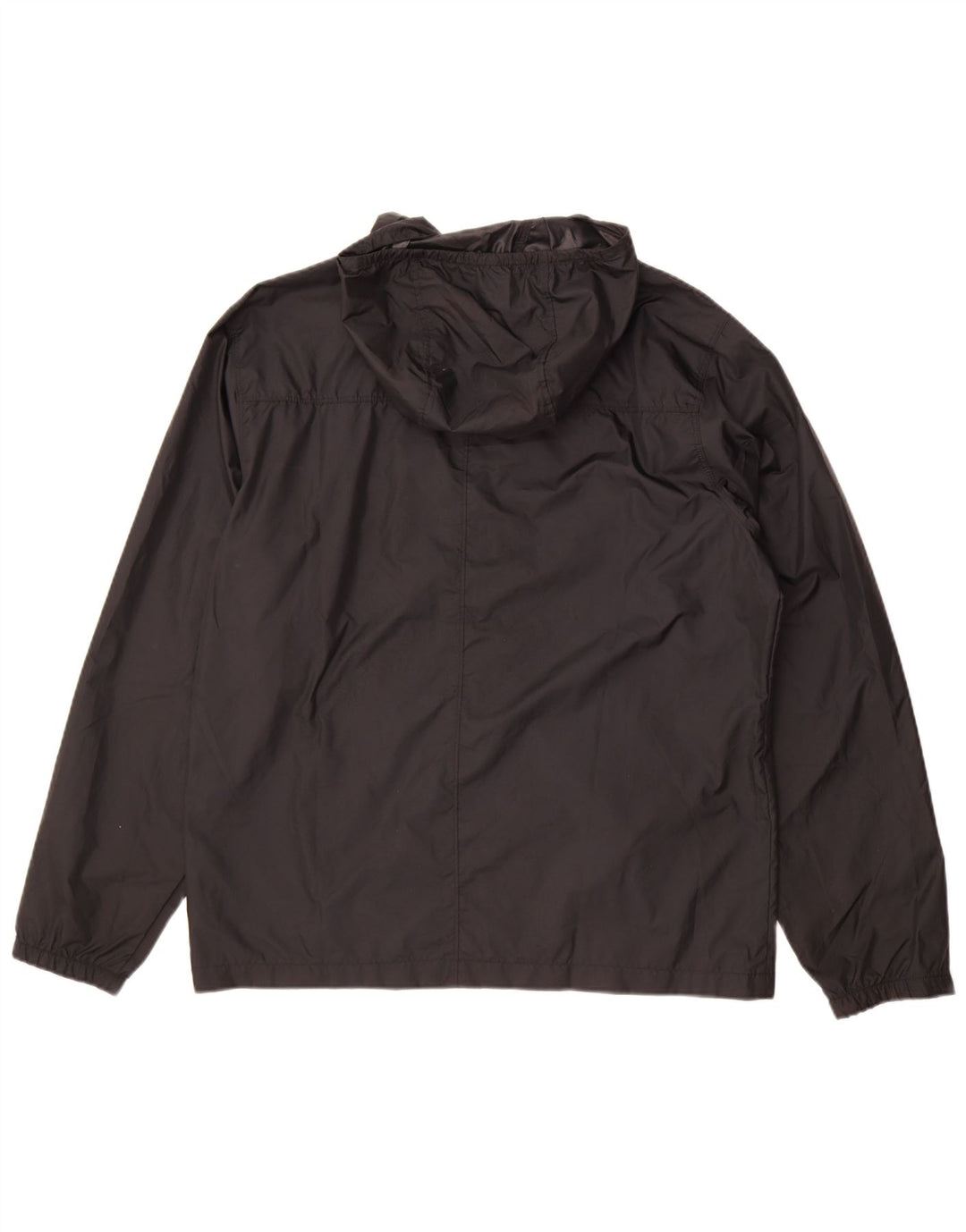 Columbia Chaqueta impermeable con capucha para hombre UK 38 Medium Negro Poliéster