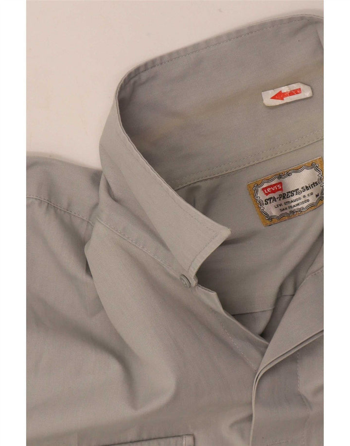 Camisa Levi's Hombre Manga Corta Algodón Gris Medio