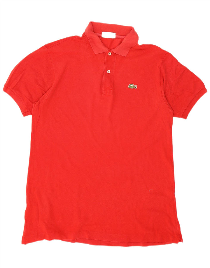 Polo Lacoste para hombre talla 5 grande algodón rojo