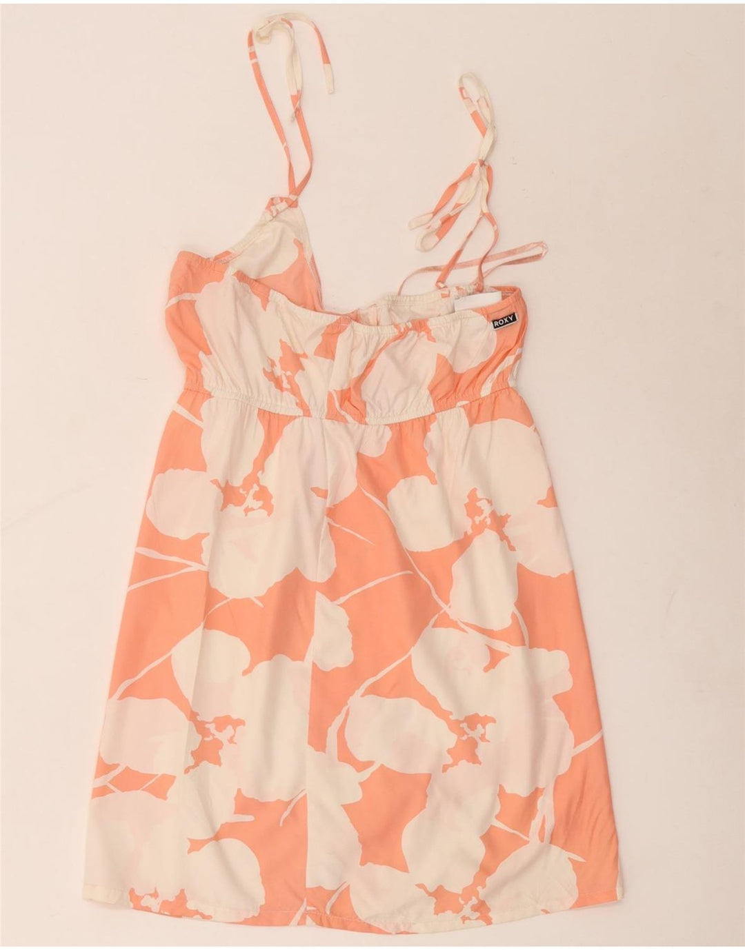 Roxy Vestido de verano para mujer UK 40 Poliéster floral rosa medio