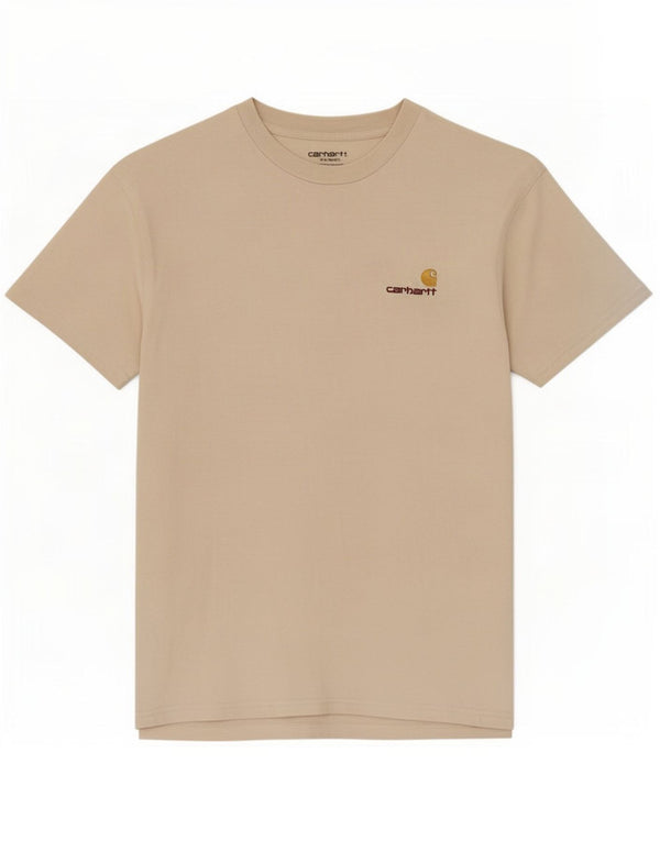 Carhartt Camiseta regular para hombre Top Small Beige Cotton