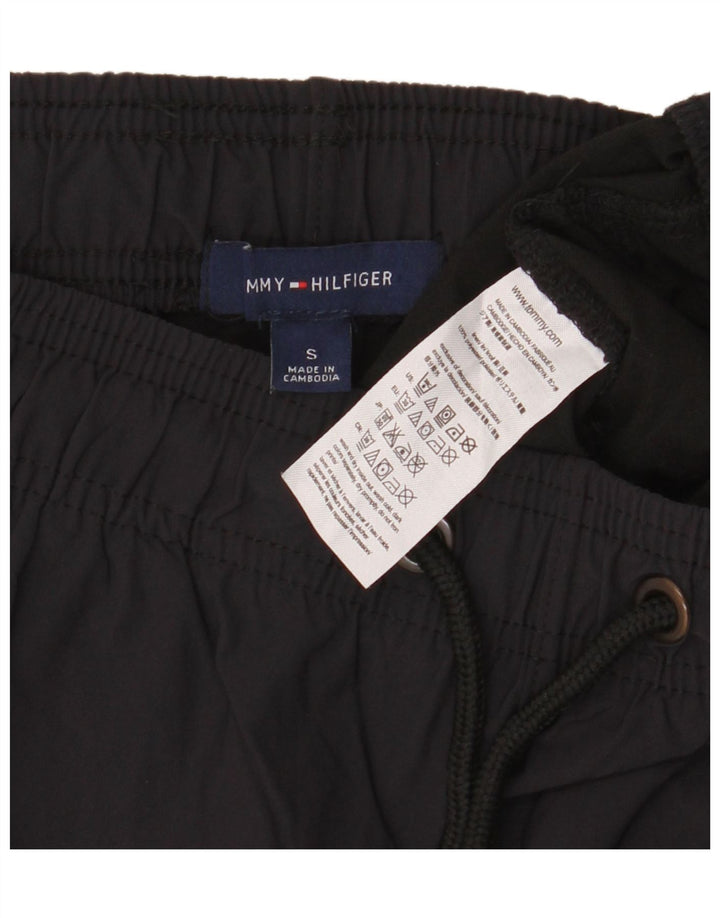 Tommy Hilfiger Shorts deportivos gráficos para hombre Poliéster negro pequeño
