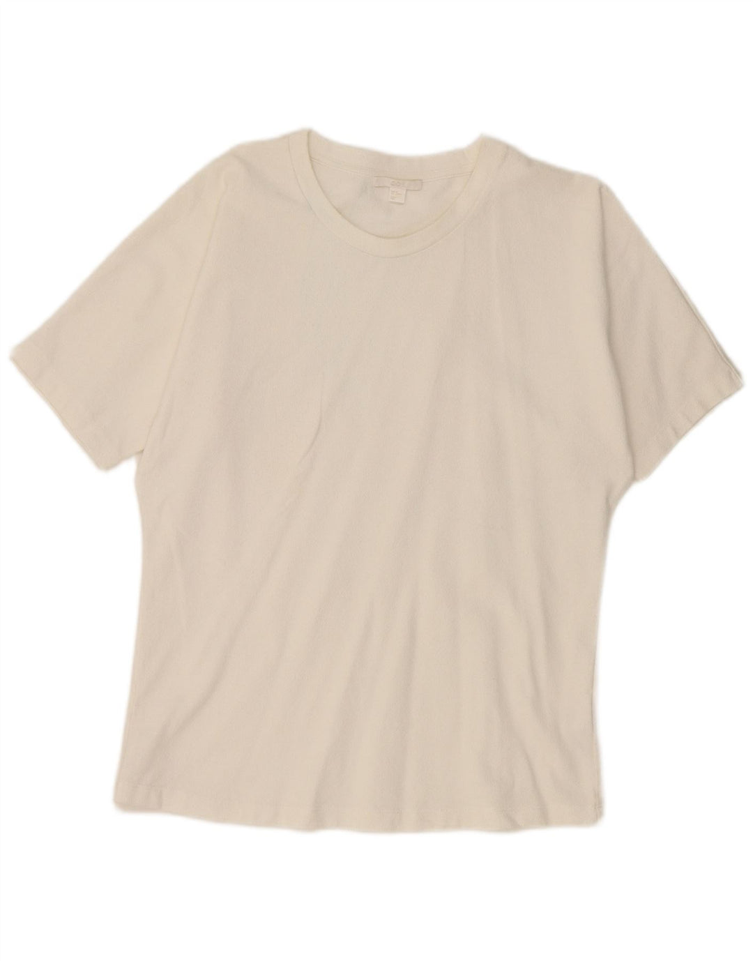 Cos Camiseta para mujer Top UK 14 Medium White Cotton