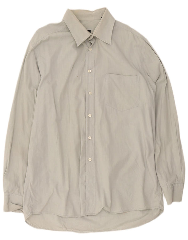 Camisa Hugo Boss Hombre Talla 17 1/2 44 XL Gris
