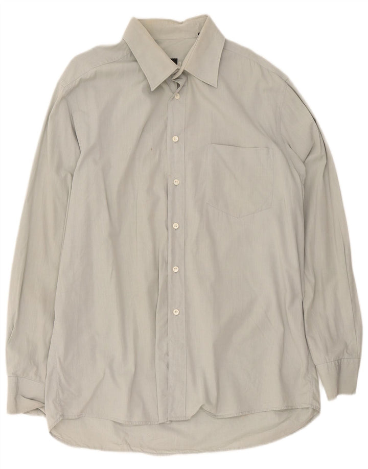 Camisa Hugo Boss Hombre Talla 17 1/2 44 XL Gris