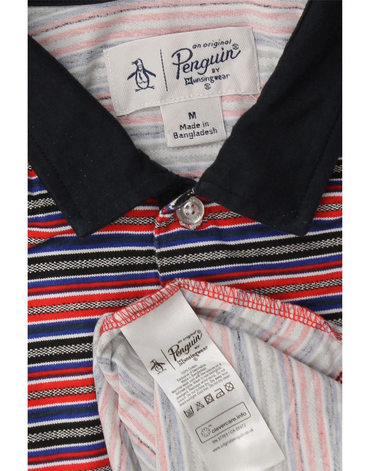 Polo Penguin Hombre Algodón Rayas Multicolor Mediano