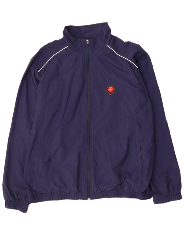 Nike Chaqueta Bomber para Hombre UK 44/46 XL Azul Marino Nylon