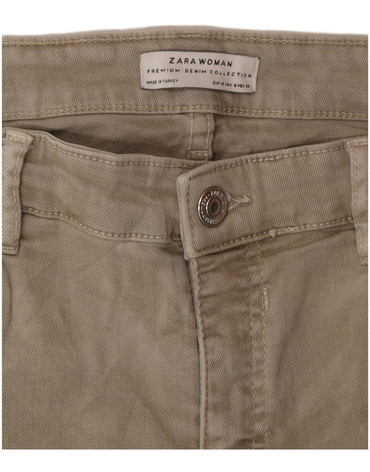 Zara Jeans Slim Mujer EU 40 Medium W30 L26 Gris