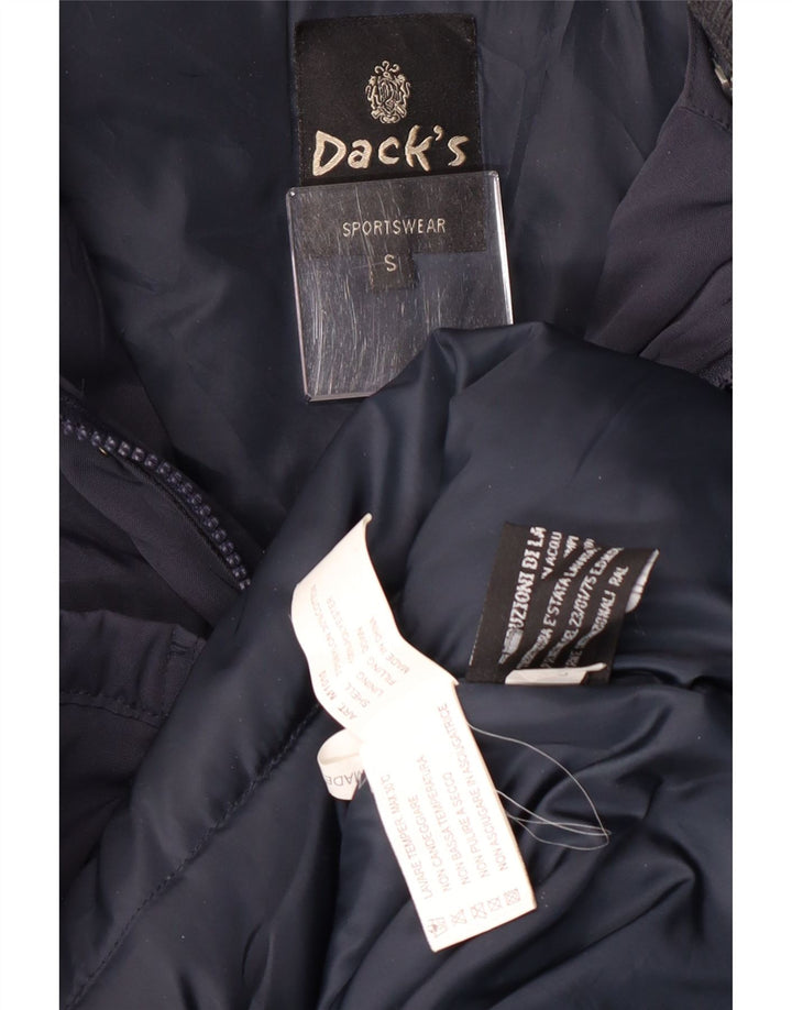 Dack's Chaqueta militar acolchada para hombre UK 36 Small Azul marino Nylon