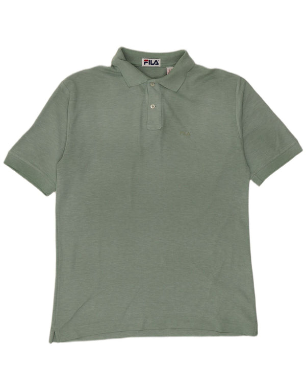 Polo Fila Hombre Algodón Verde Medio