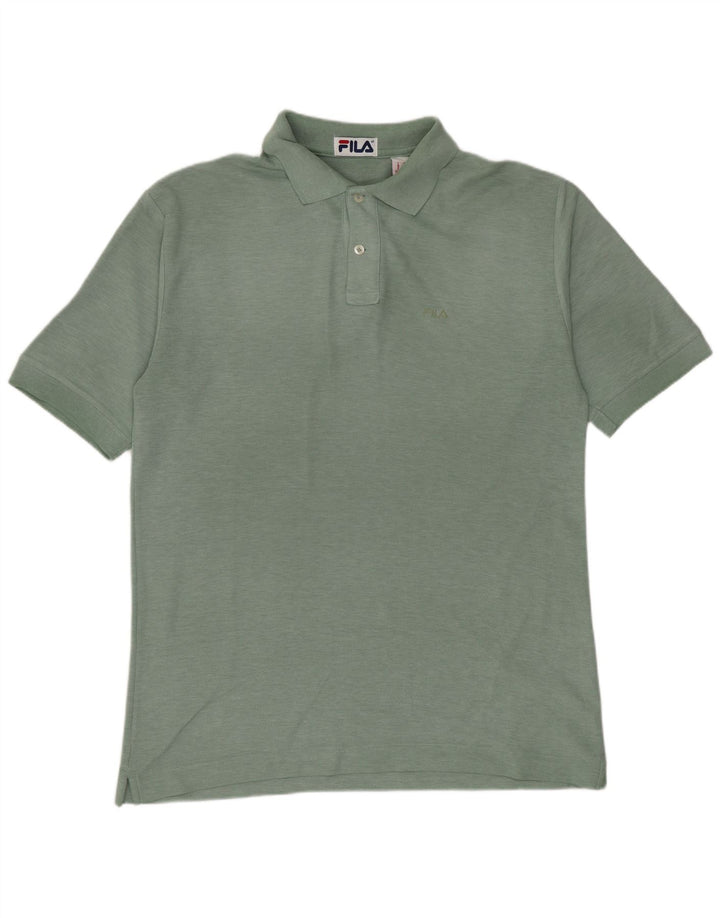 Polo Fila Hombre Algodón Verde Medio
