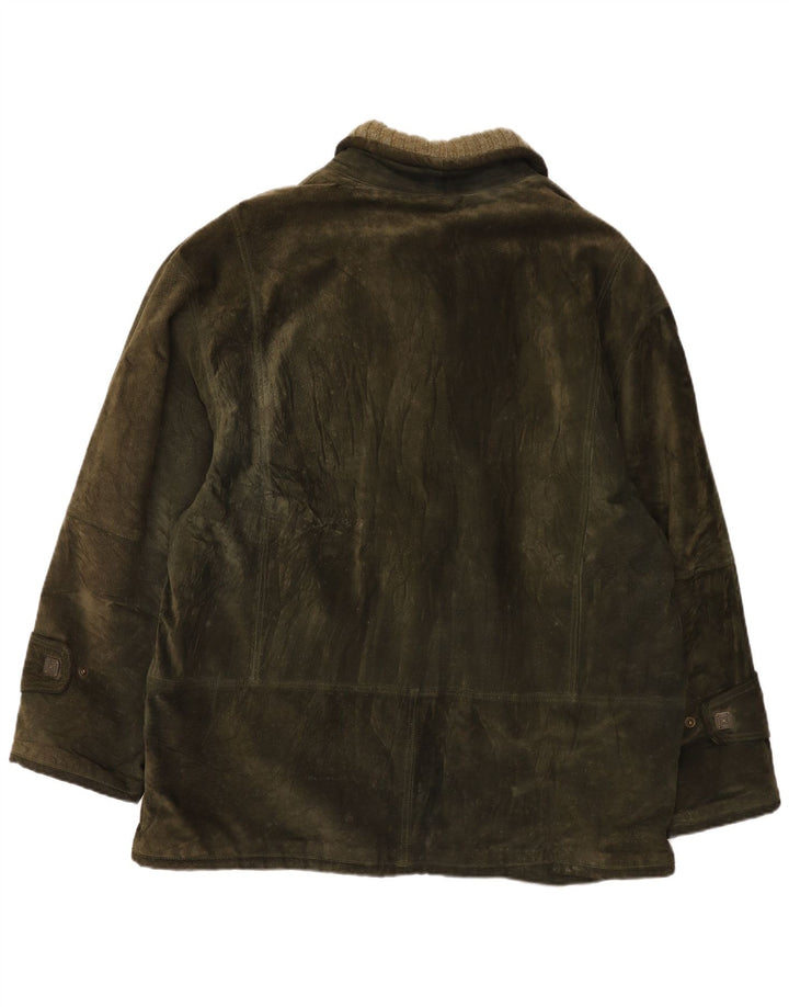 Torras Chaqueta de ante para hombre EU 60 5XL Caqui