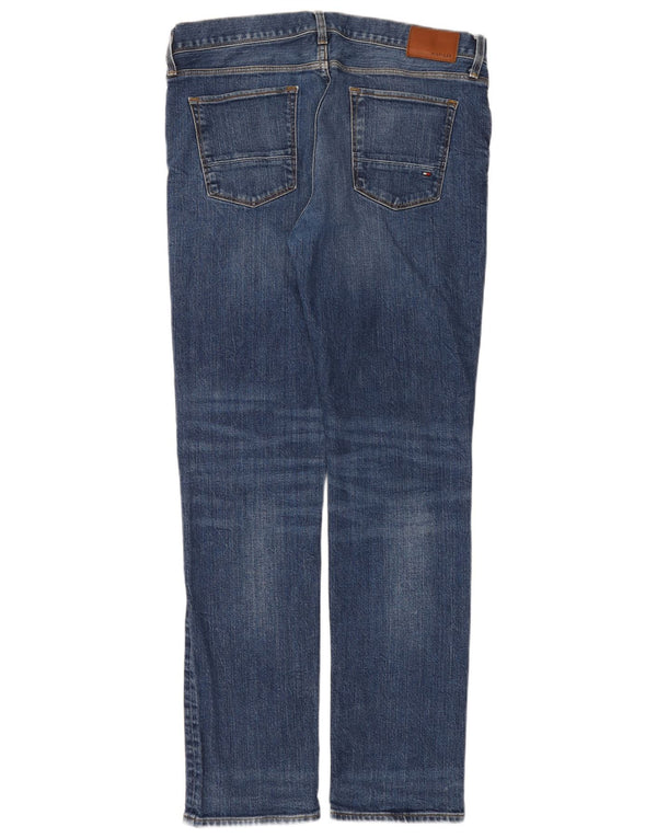 Tommy Hilfiger Vaqueros rectos Denton para hombre W34 L32 Algodón azul