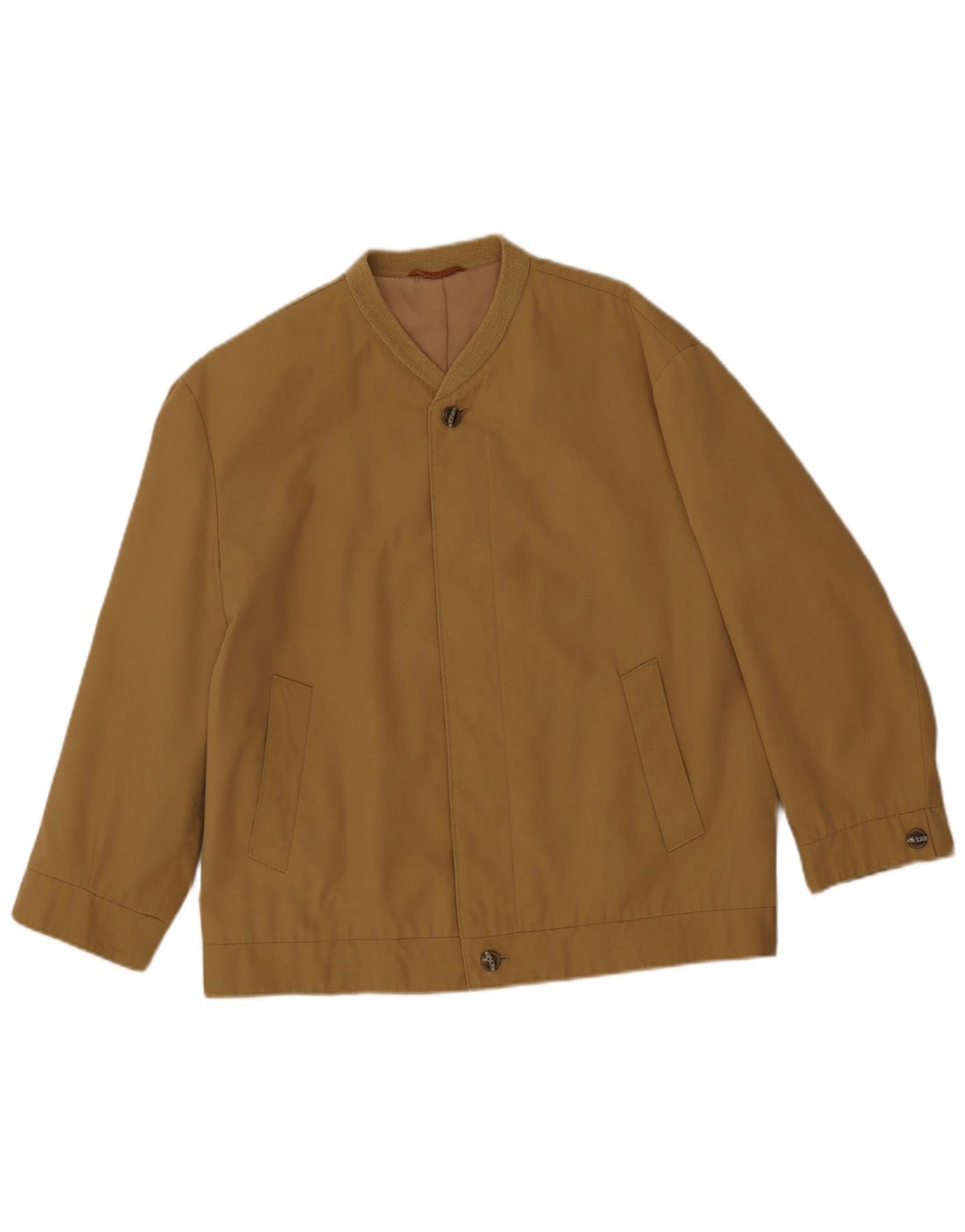 Trevira Chaqueta Bomber para Hombre UK 36 Small Marrón Poliéster