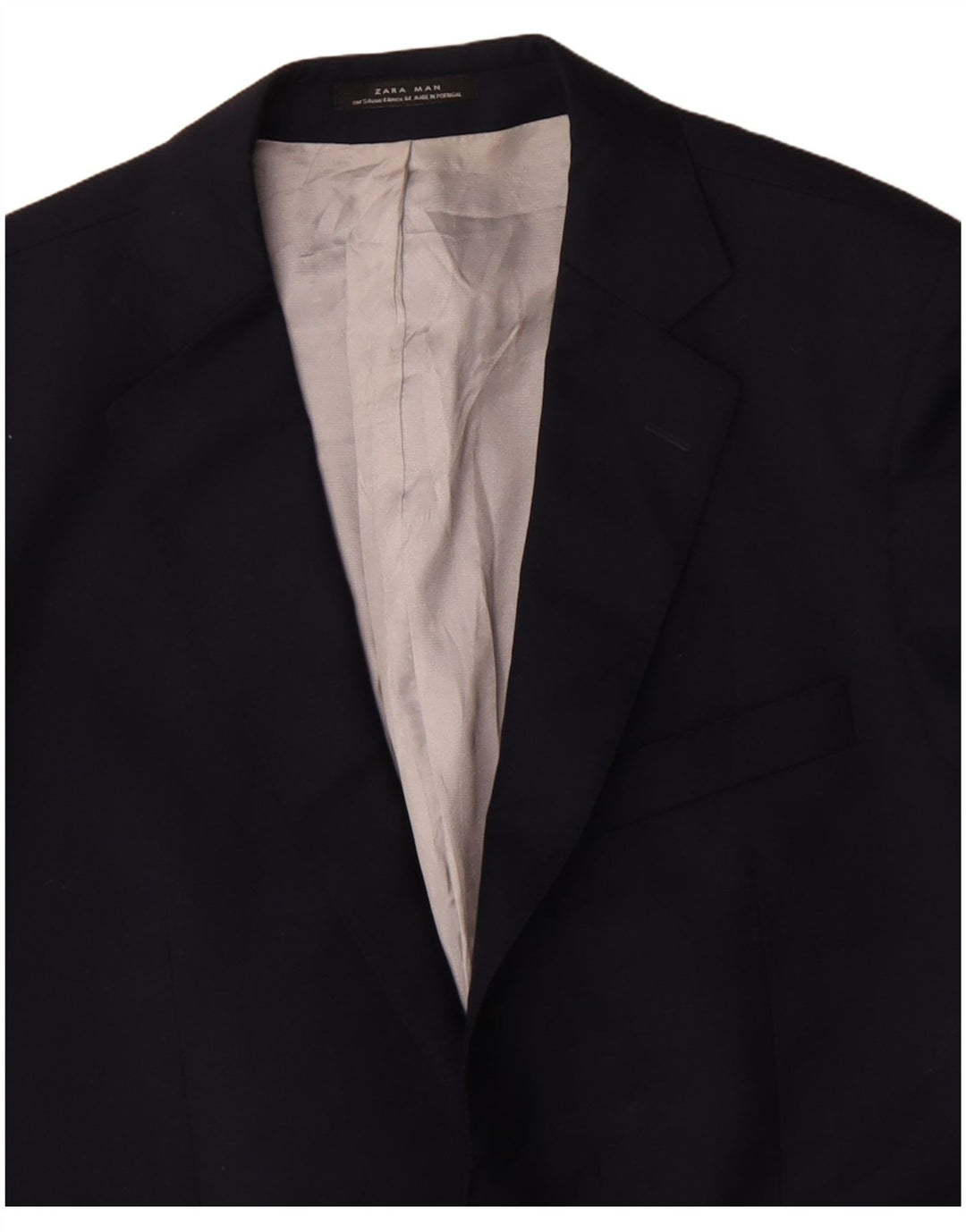 Zara Chaqueta Blazer De 2 Botones Para Hombre EU 54 XL Azul Marino