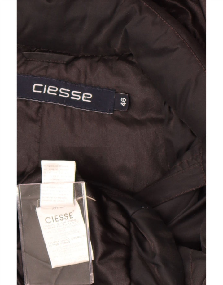 Ciesse Piumini Chaqueta acolchada con capucha para mujer IT 46 Large Poliéster negro