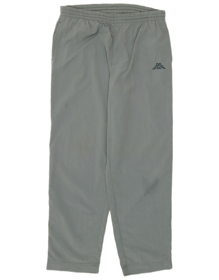 Pantalón De Chándal Kappa Hombre Grande Gris Nylon