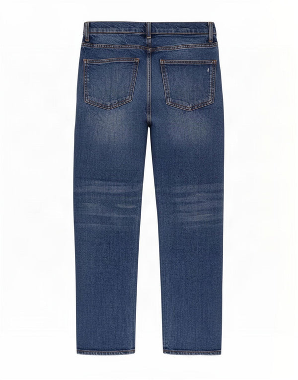 Zara Jeans Cónicos Desgastados para Mujer EU 38 Small W28 L27 Azul