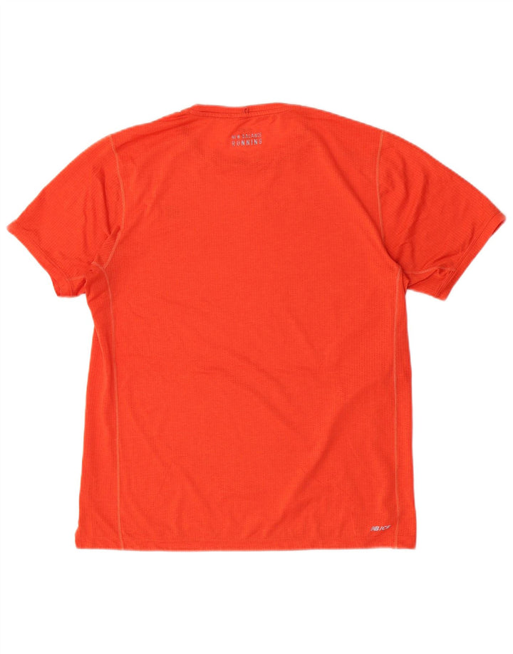 Camiseta New Balance Hombre Top Medium Naranja