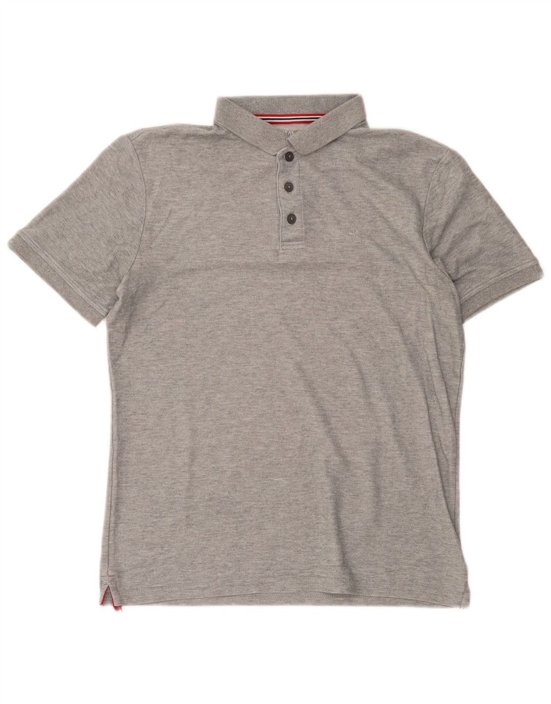 Polo de golf Calvin Klein para hombre con moteado gris medio