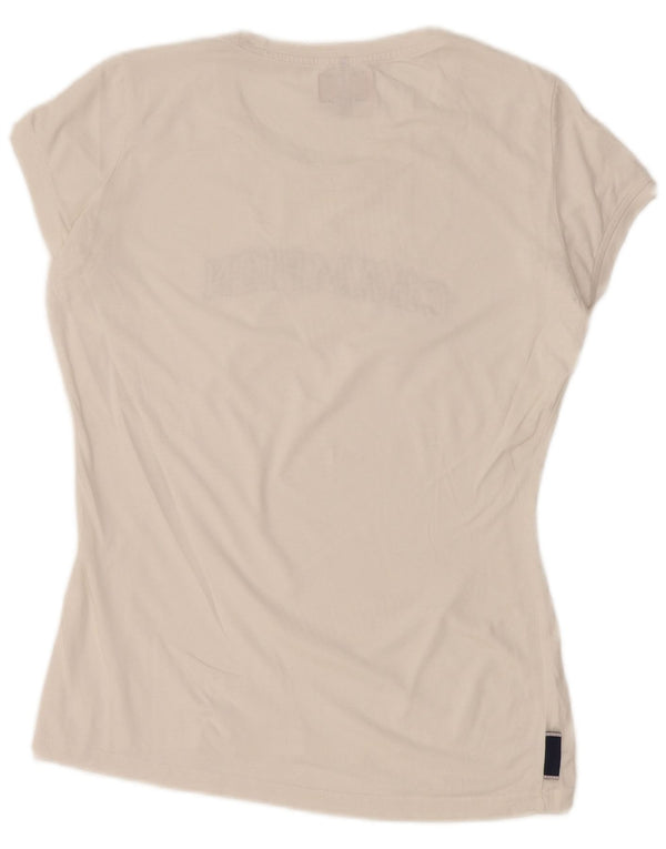 Champion Camiseta gráfica para mujer Top UK 12 Medium White