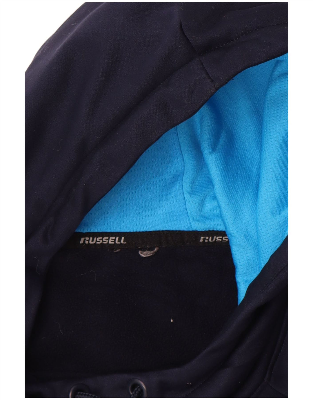 Russell Athletic - Sudadera con capucha para hombre, talla pequeña, poliéster, color azul marino
