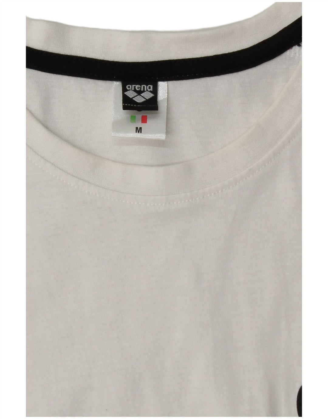 Arena Hombre Graphic Vest Top Medio Algodón Blanco